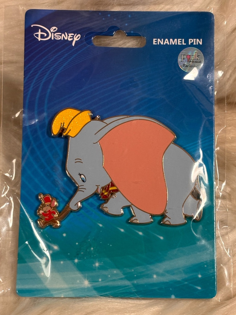 Disney Dumbo and Timothy 3" Jumbo Pin New